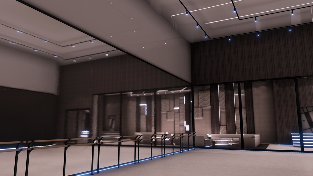 (💕発売記念セール中💕)VRChatワールド「Theseus Project : Motus(モートゥス)」💃(ダンススタジオ/イベントワールド)💃