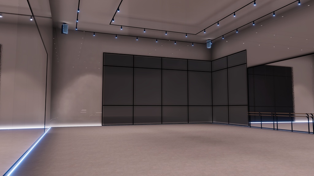 (💕発売記念セール中💕)VRChatワールド「Theseus Project : Motus(モートゥス)」💃(ダンススタジオ/イベントワールド)💃