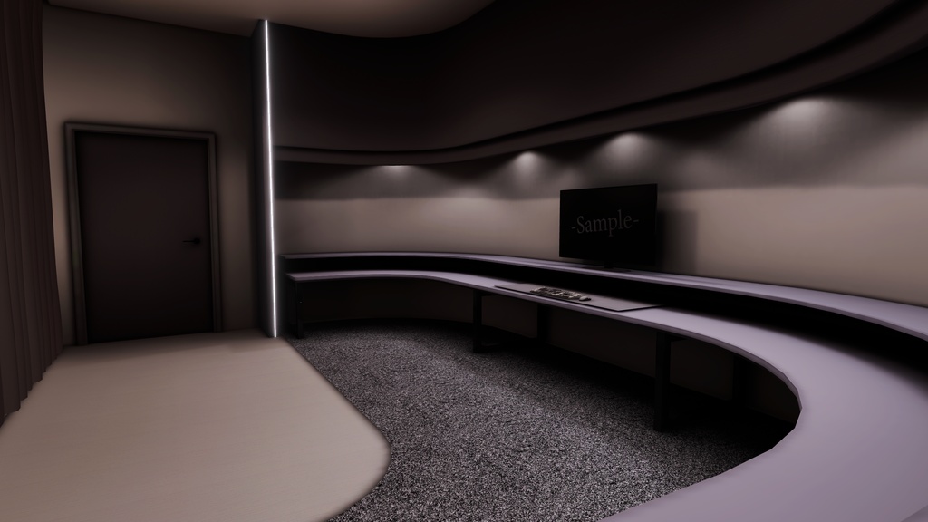 (🎉発売記念セール中🎉)🌆VRChatワールド「Theseus Project : Lykofos(リコフォス)」🌆(モダン/ホームワールド)