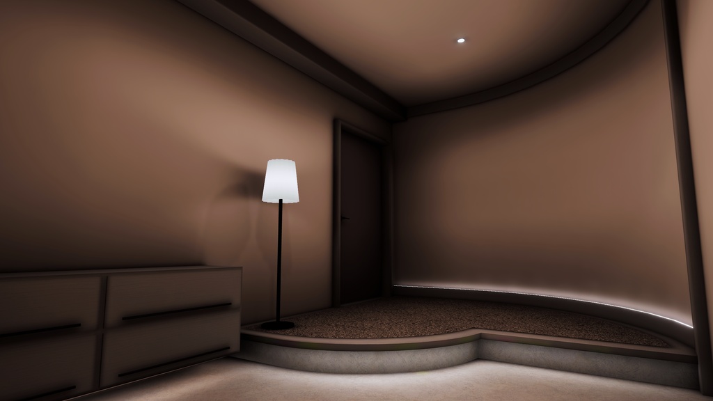 (🎉発売記念セール中🎉)🌆VRChatワールド「Theseus Project : Lykofos(リコフォス)」🌆(モダン/ホームワールド)