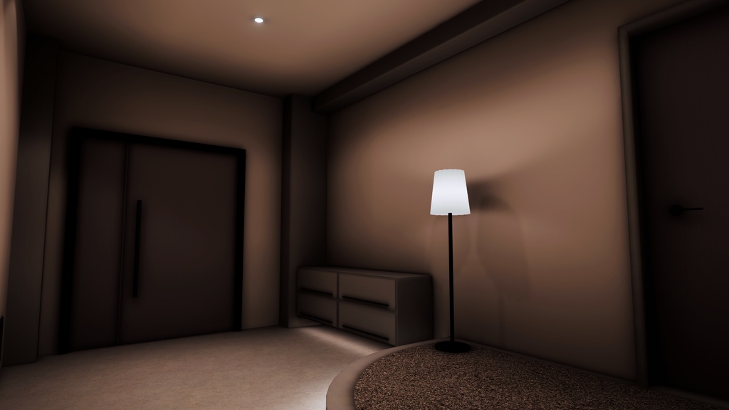 (🎉発売記念セール中🎉)🌆VRChatワールド「Theseus Project : Lykofos(リコフォス)」🌆(モダン/ホームワールド)