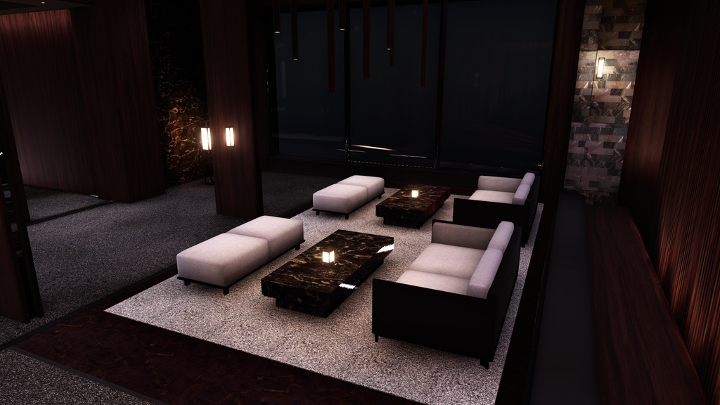(🎉発売記念セール中🎉)🖤VRChatワールド「Theseus Project : Nigrum(ニグルム)」🖤(ホテル/イベントワールド)
