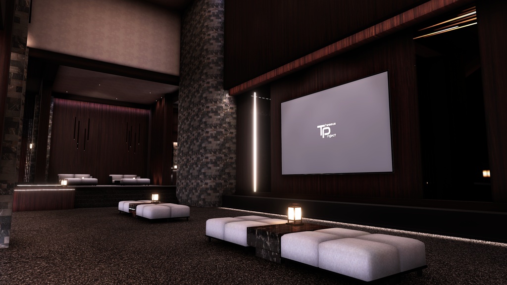 (🎉発売記念セール中🎉)🖤VRChatワールド「Theseus Project : Nigrum(ニグルム)」🖤(ホテル/イベントワールド)
