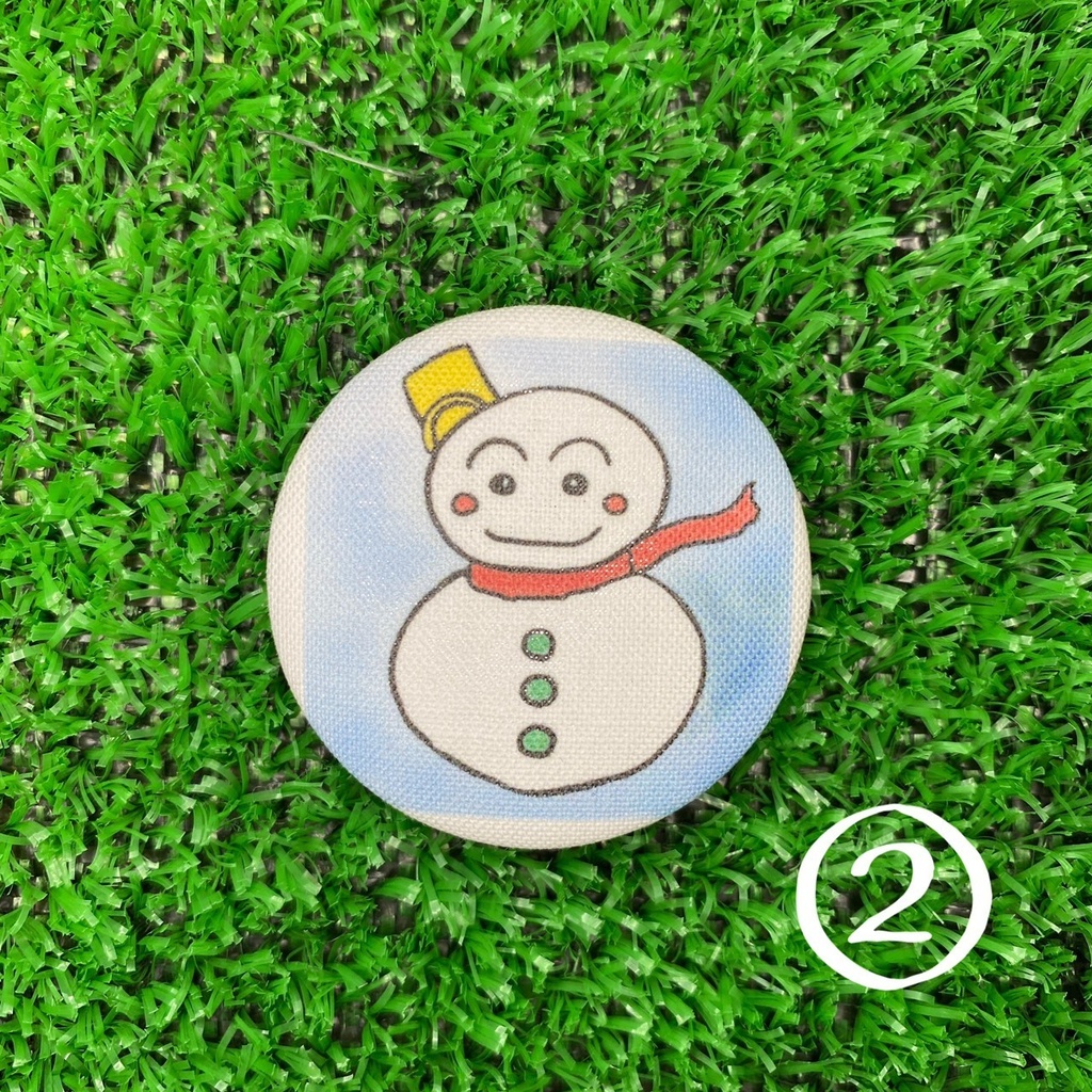 はせのくるみボタン髪留め2