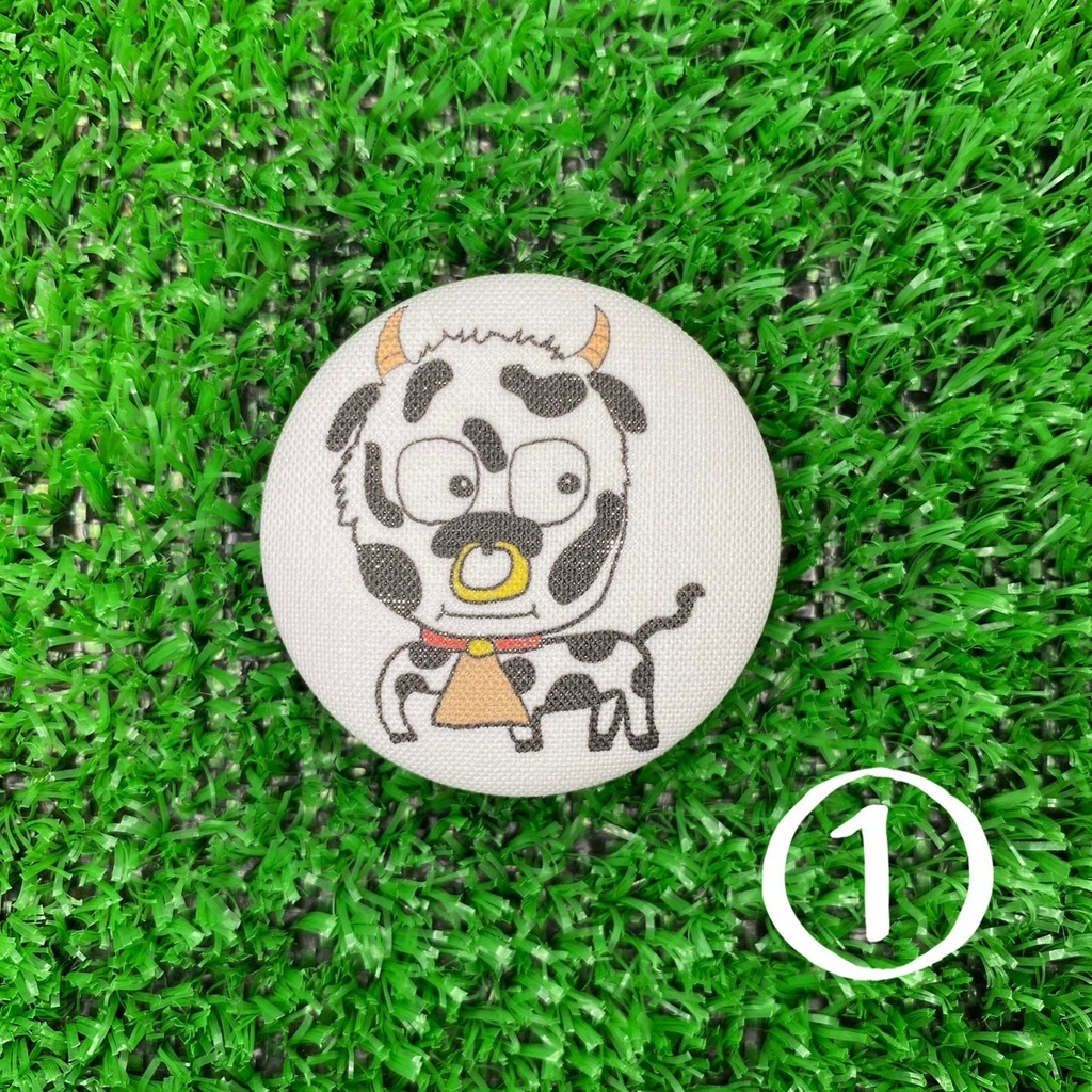 はせのくるみボタン髪留め2