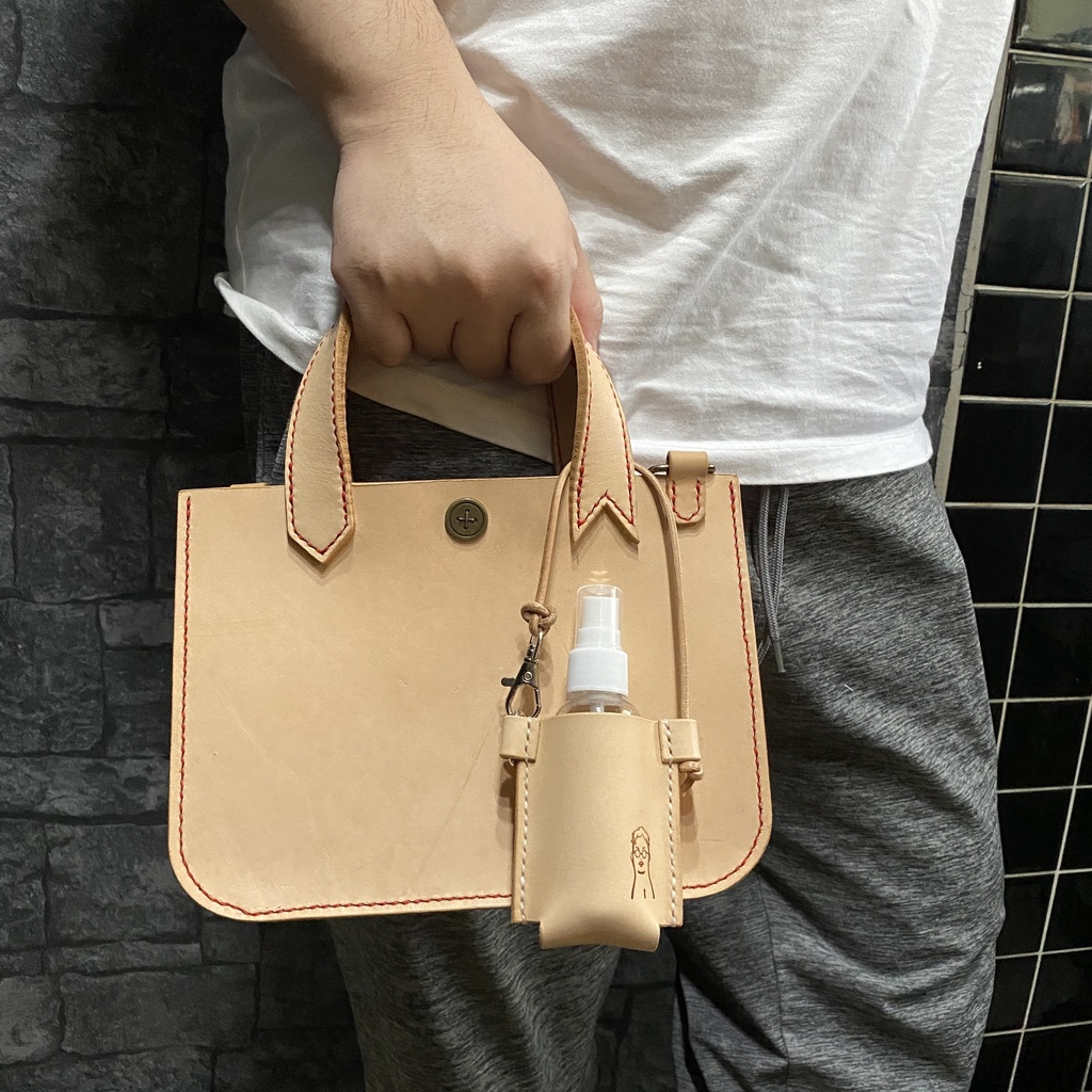 はせのアルコール消毒ケース入れ(スプレーボトル付き)