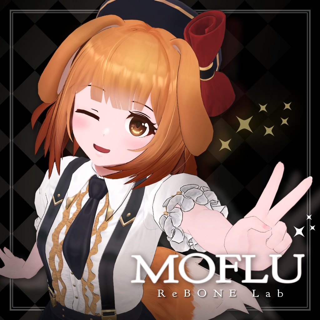 犬っ娘 ≪モフル≫ - Moflu - 《オリジナル3Dモデル》