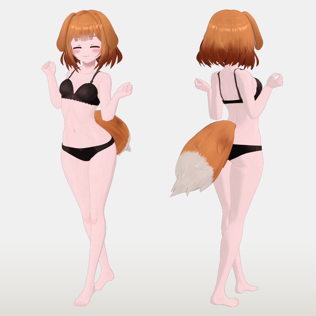 《オリジナル3Dモデル》モフル - Moflu