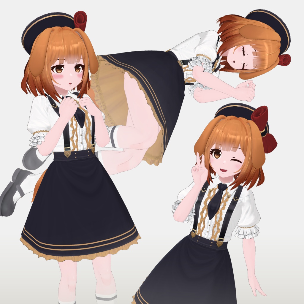 《オリジナル3Dモデル》モフル - Moflu