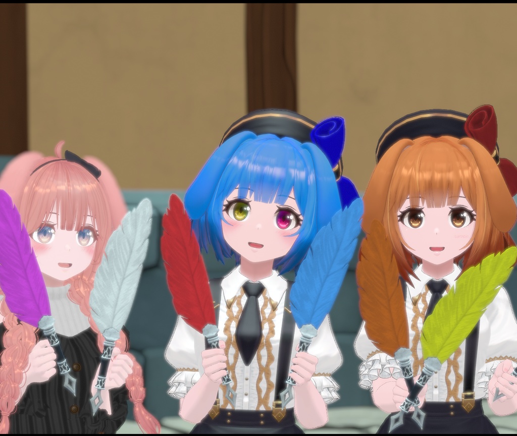 QvPen差替えモデル - 天使の羽ペン -