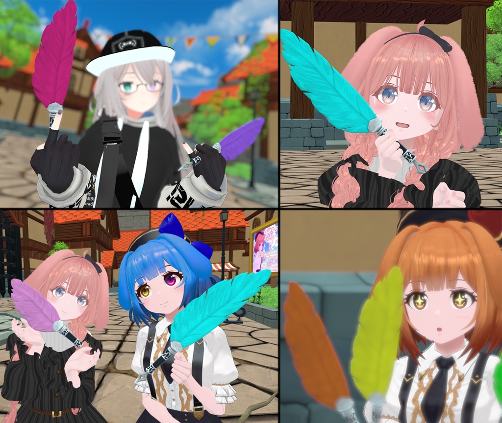 QvPen差替えモデル - 天使の羽ペン -