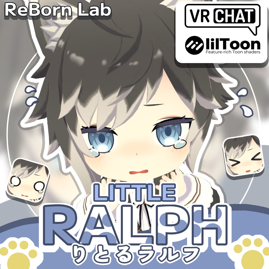 【Happy Holidays割引対象】オリジナル3Dモデル ≪ りとるラルフ - Little Ralph - ≫