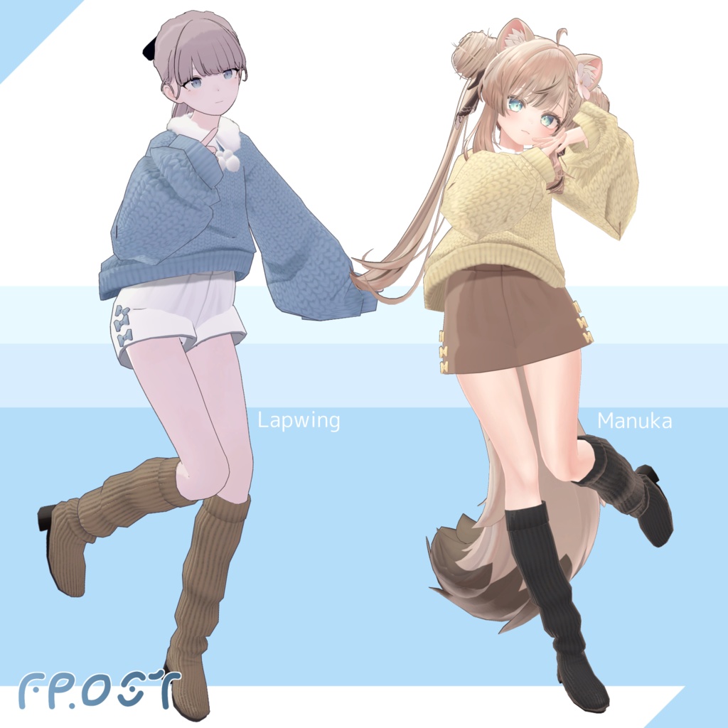 【4 Avatars FullPack】LOVE ME RABBIT/ラブミー・ラビット【VRchat想定・MA設定済】