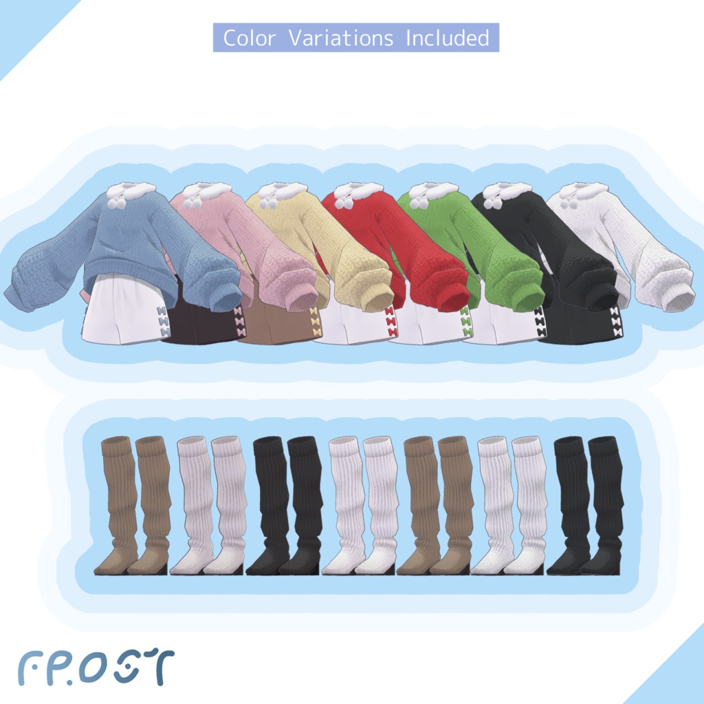 【4 Avatars FullPack】LOVE ME RABBIT/ラブミー・ラビット【VRchat想定・MA設定済】