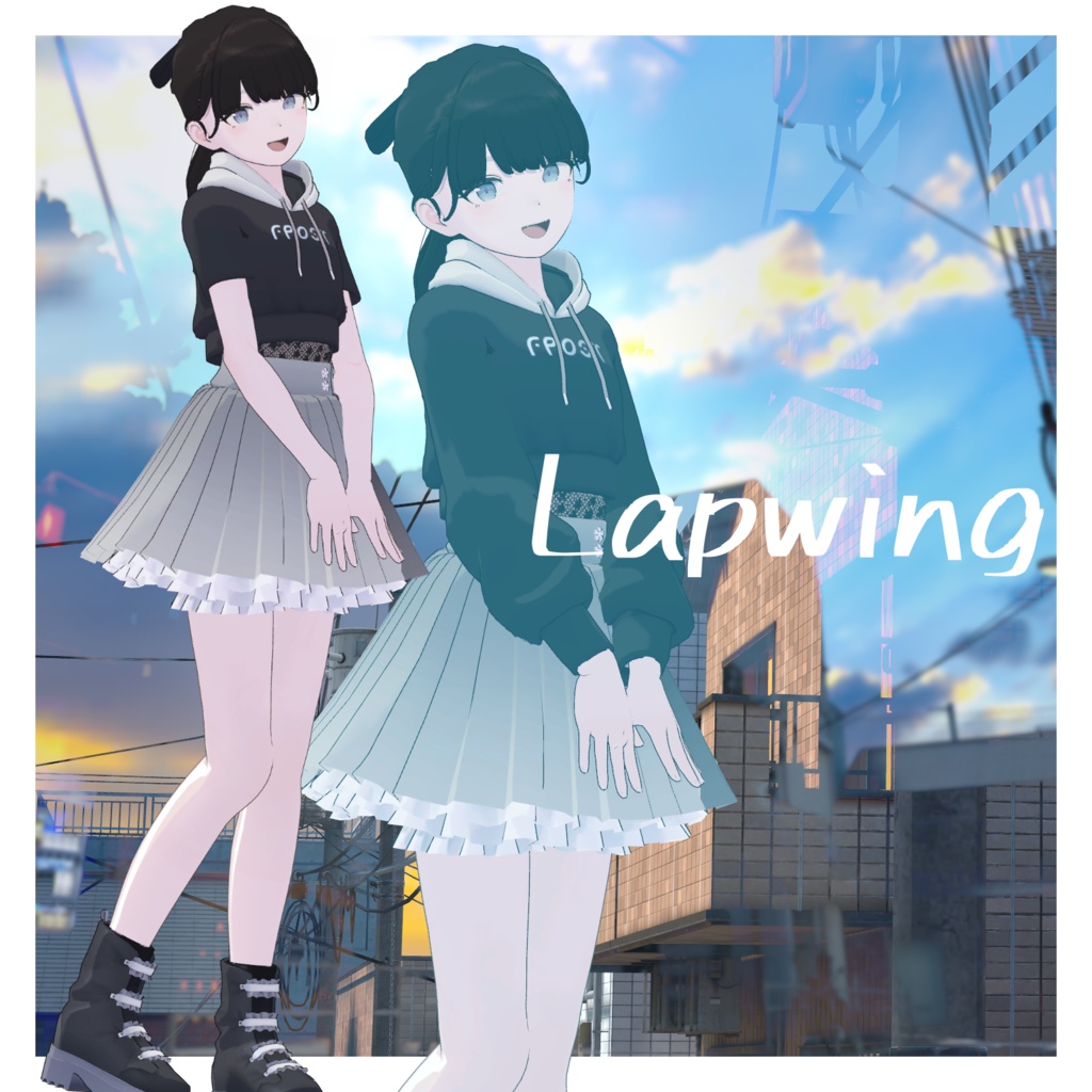 【4アバター対応】ふりふわプリーツ【VRchat想定・MA設定済】