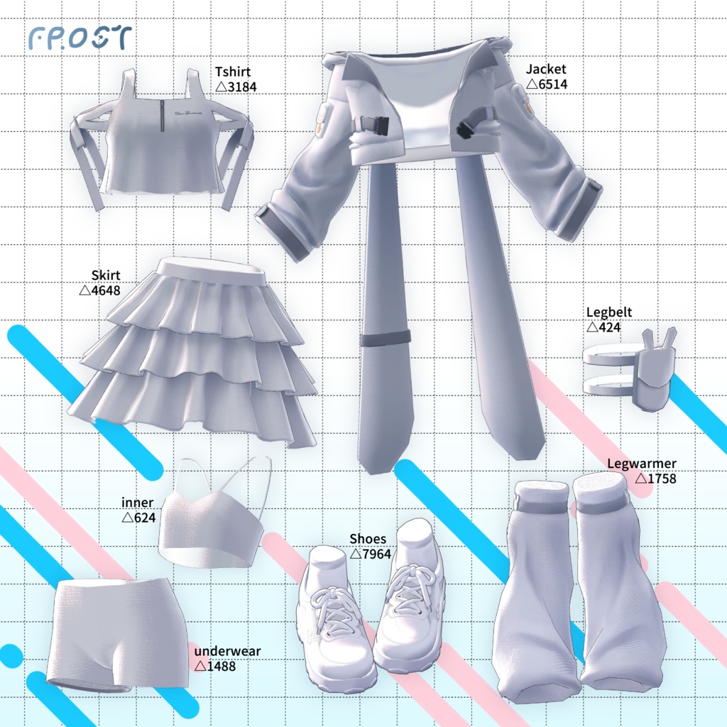 【2アバター対応】Cherie Grandoreille/シェリー・グランドレイユ【VRchat想定・MA設定済】