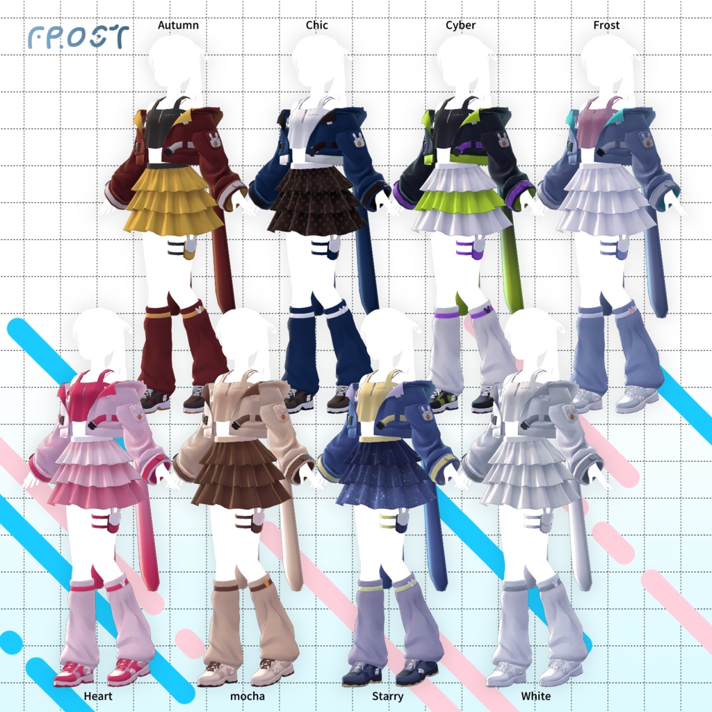 【2アバター対応】Cherie Grandoreille/シェリー・グランドレイユ【VRchat想定・MA設定済】