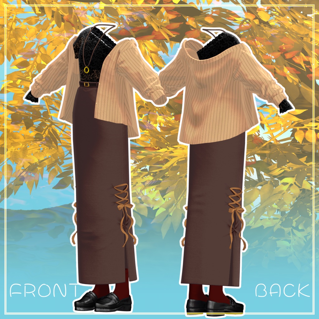 SALE!!【8アバター対応】風待ちレディ【VRchat想定・MA設定済】