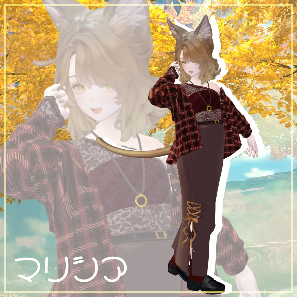 SALE!!【8アバター対応】風待ちレディ【VRchat想定・MA設定済】