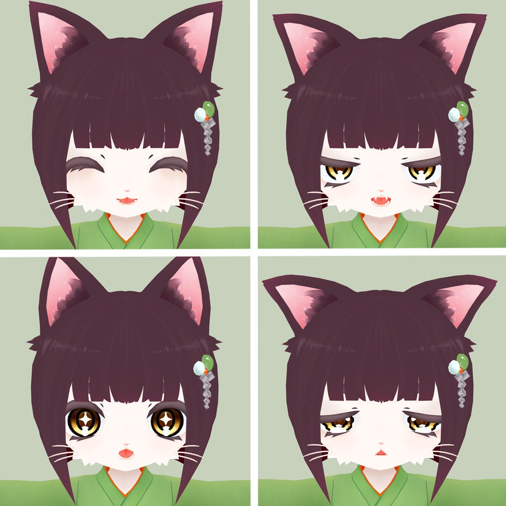 3Dモデル「あんみつ・ボブテイル」