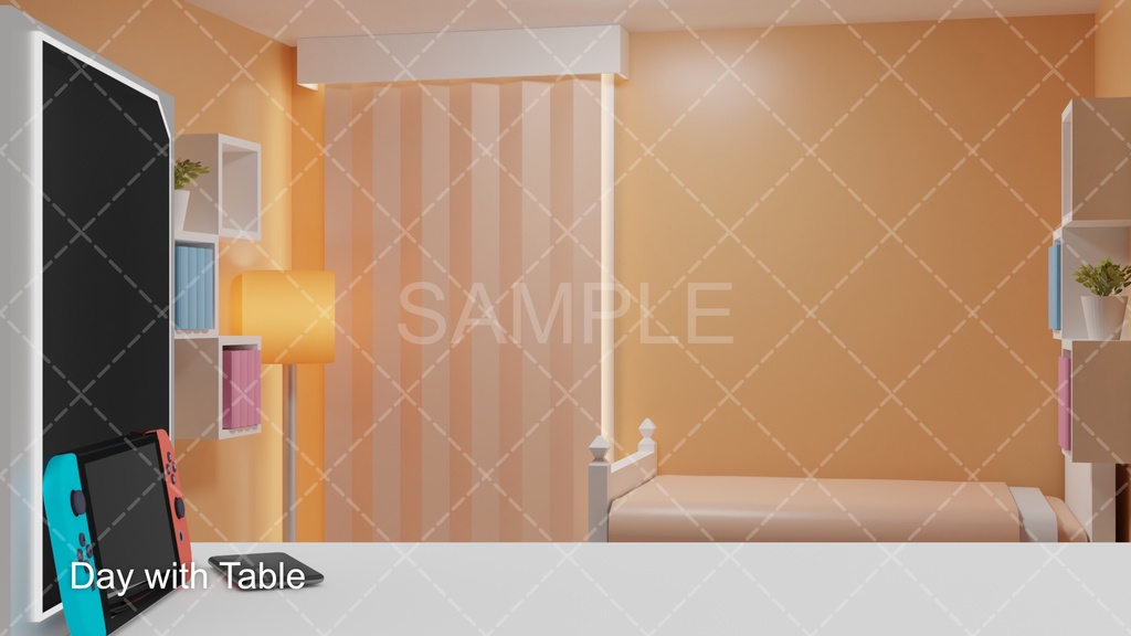 (Pre-Rendered 3D) Room Background For VTuber