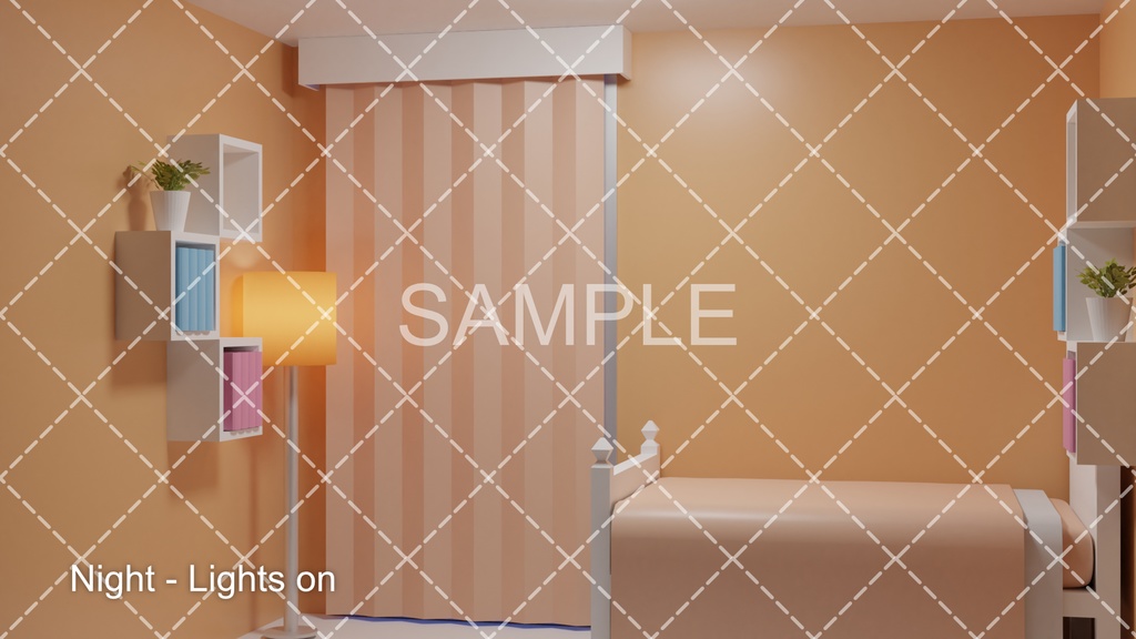 (Pre-Rendered 3D) Room Background For VTuber