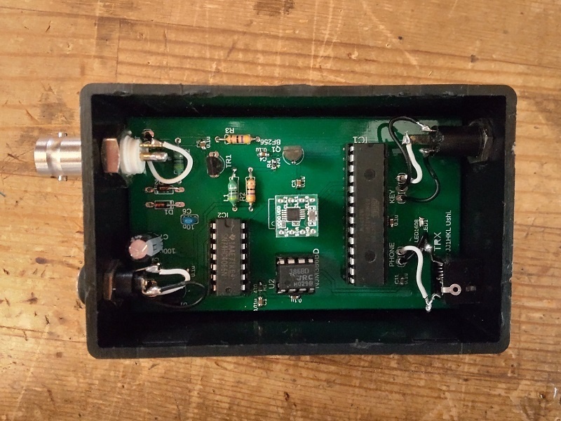 7 MHz QRPp CWトランシーバ基板