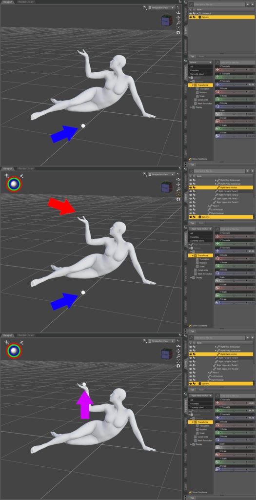 MoveTo Add-On for Daz Studio