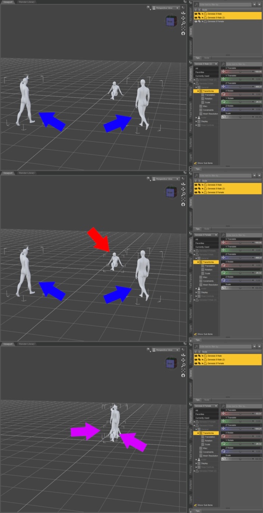 MoveTo Add-On for Daz Studio