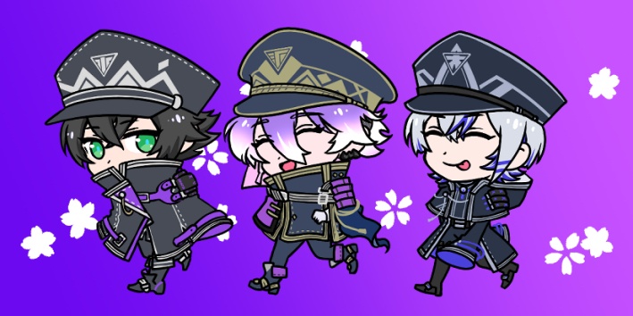 江戸三作レンチキュラーアクリルキーホルダー