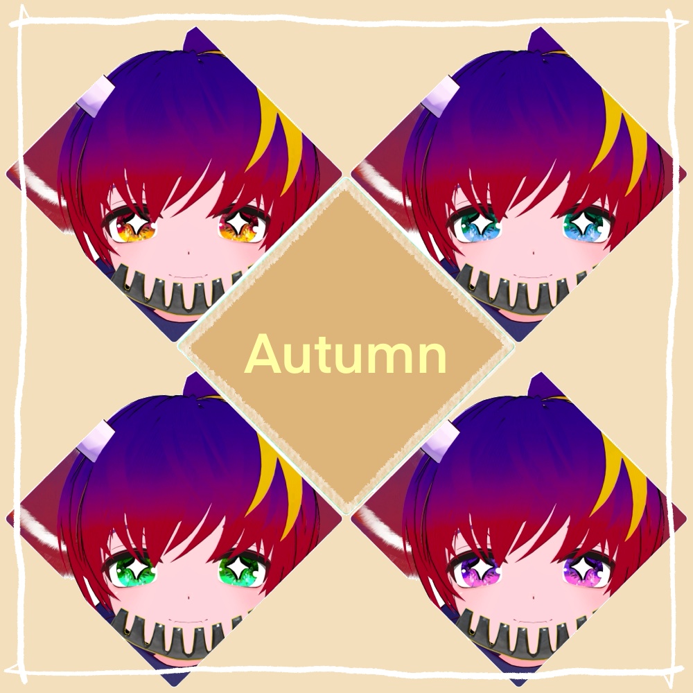 【ひゅーじょん君対応】春夏秋冬Eyes