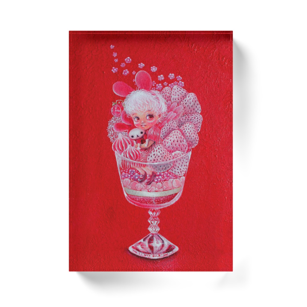 アクリルブロック マイルームパフェwhitestrawberry