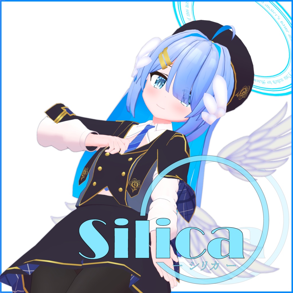 【オリジナル3Dモデル】シリカ -silica-