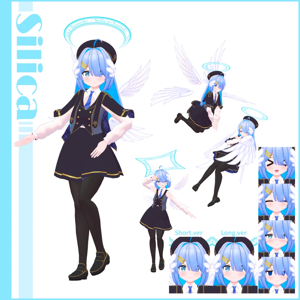 【オリジナル3Dモデル】シリカ -silica-