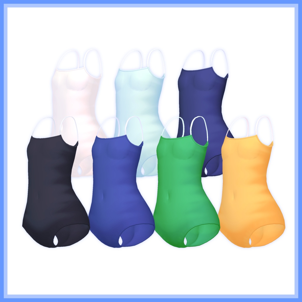 【カリン対応】フリルつきスクール水着