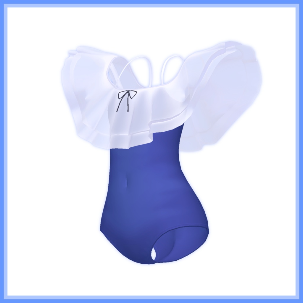 【カリン対応】フリルつきスクール水着