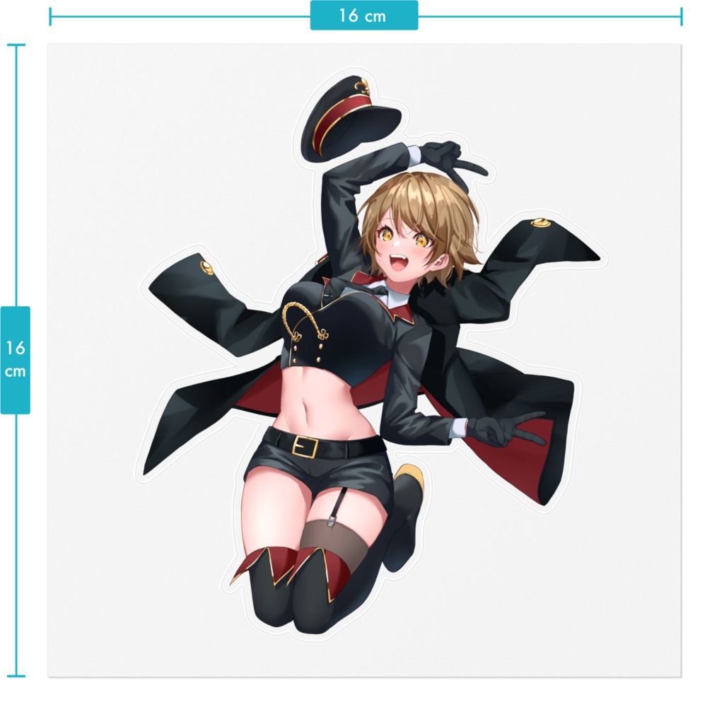 クリアステッカー(軍服)