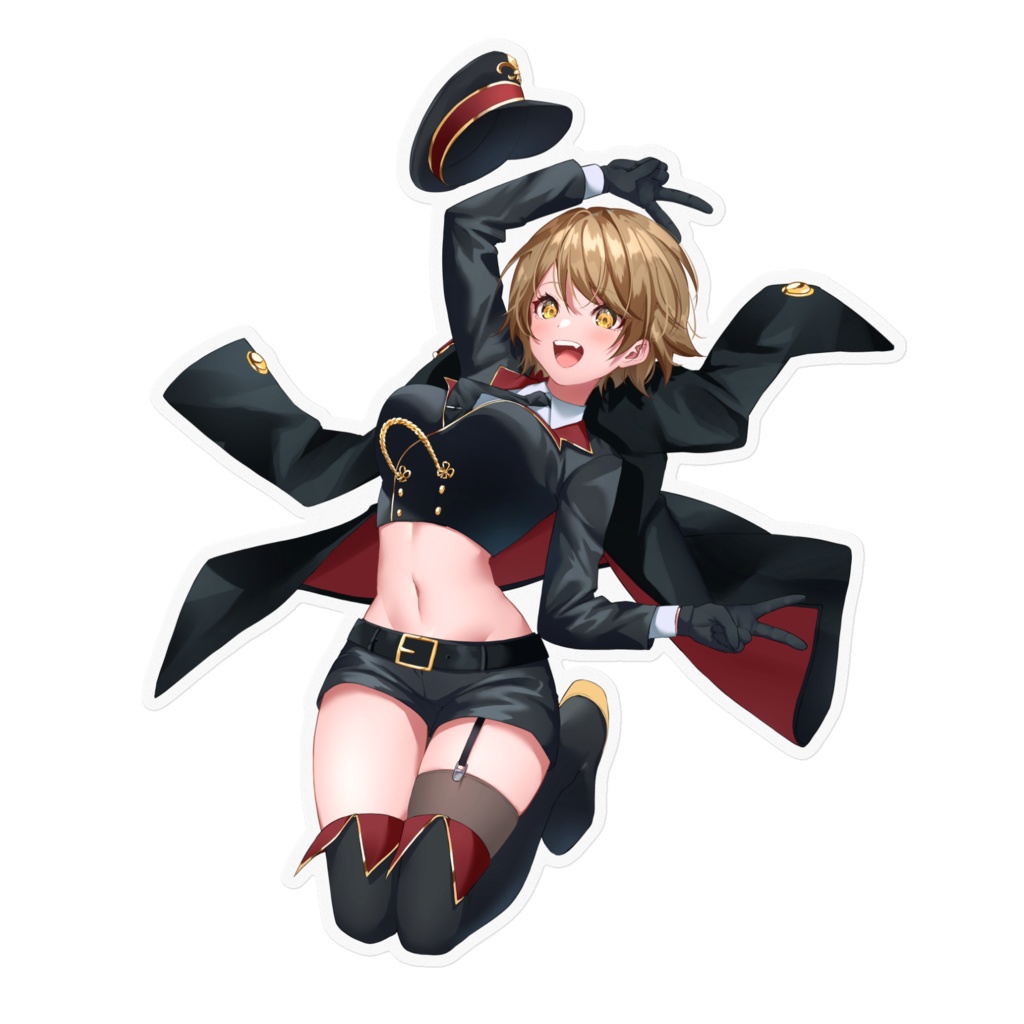 クリアステッカー(軍服)
