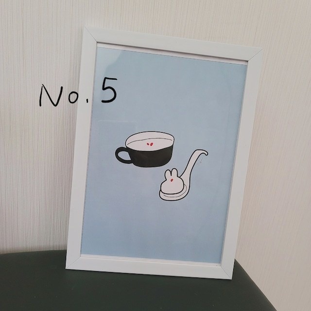 中華料理×うさぎイラスト