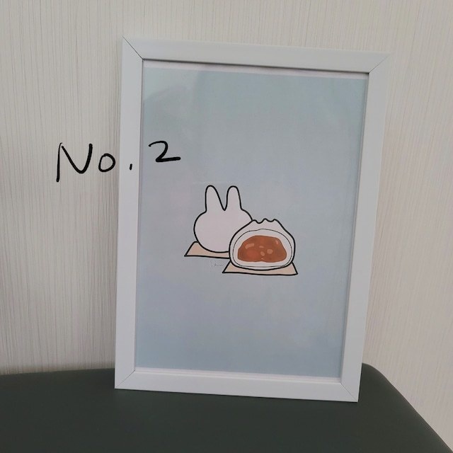 中華料理×うさぎイラスト