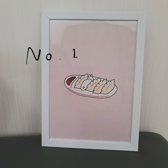 中華料理×うさぎイラスト