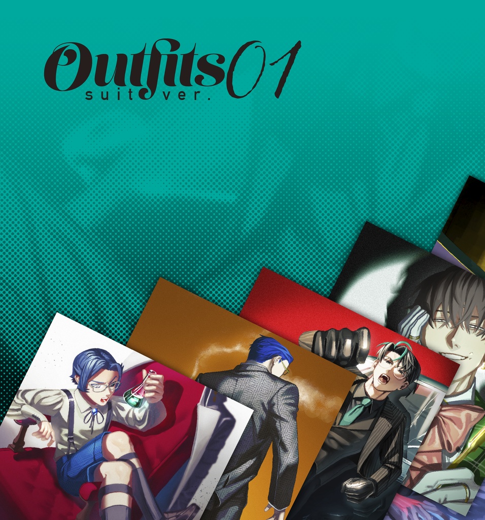 【Outfits01】スーツイラスト集