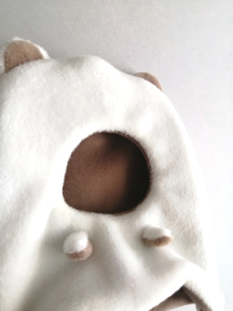 10cm〜13cm ぬいぐるみ用 かぶりもの チョコくまおばけ 着ぐるみ 服 お化け バレンタイン