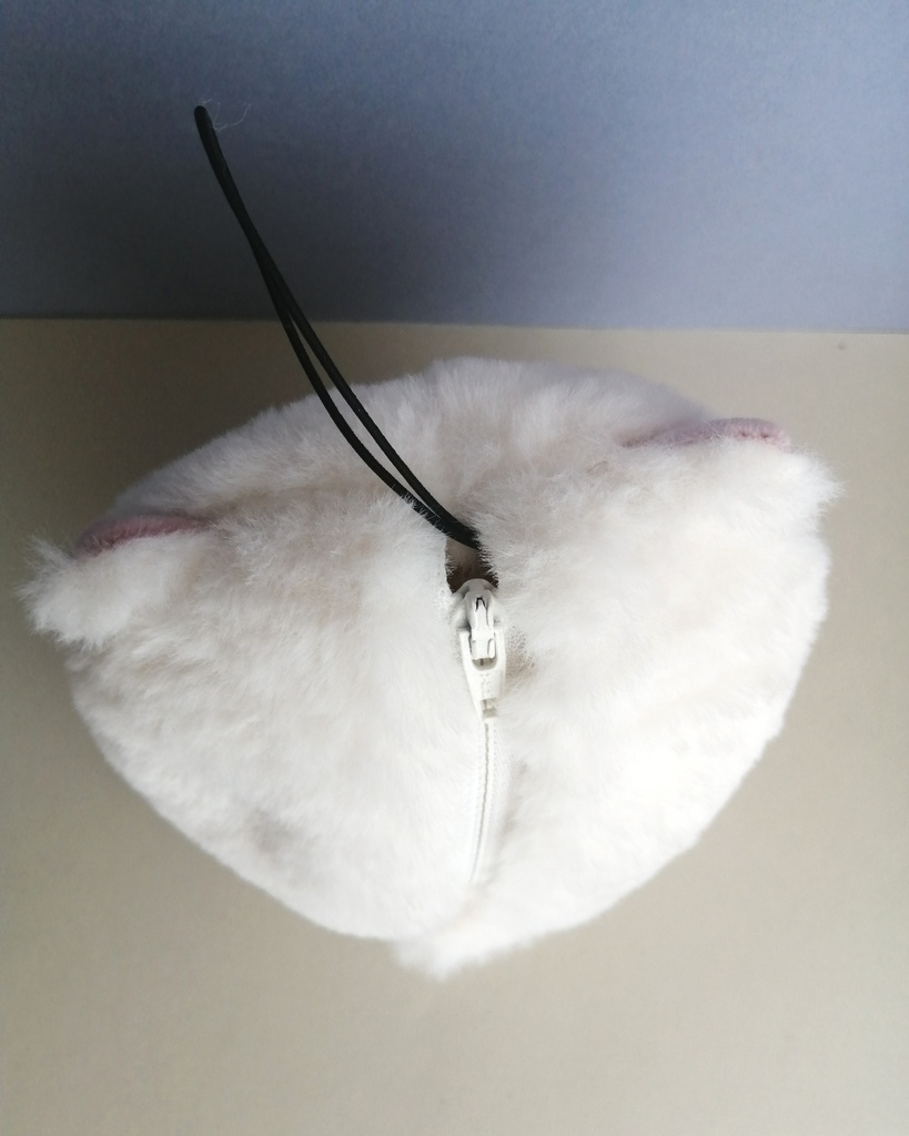 10cm〜11cm ぬいぐるみ用 着ぐるみ まんまる猫(ちびしっぽ) 服 ぬい服