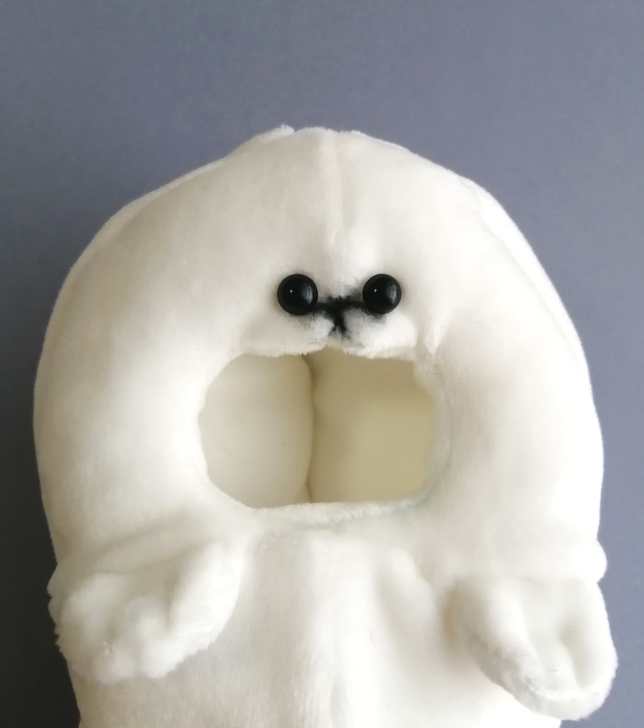 10cm〜11cm ぬいぐるみ用 着ぐるみ あざらし アザラシ 服 ぬい服