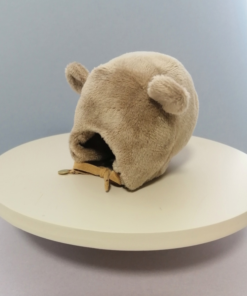 10cm〜12cm ぬいぐるみ用 帽子 くま帽子 かぶりもの ボンネット ぬい服