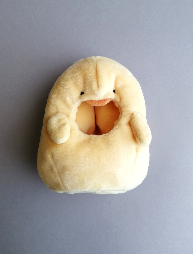 【生地変更あり】10cm〜11cm ぬいぐるみ用 着ぐるみ ひよこ・あひる(もちもちVer.) ヒヨコ アヒル 服 ぬい服