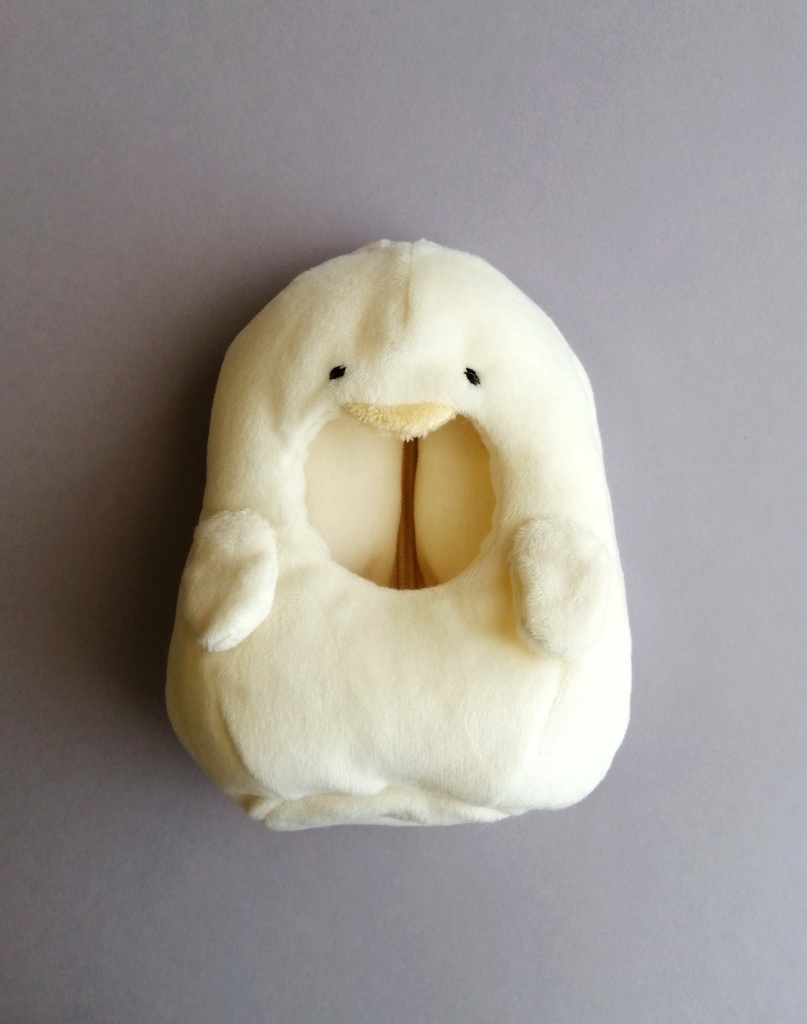 【生地変更あり】10cm〜11cm ぬいぐるみ用 着ぐるみ ひよこ・あひる(もちもちVer.) ヒヨコ アヒル 服 ぬい服