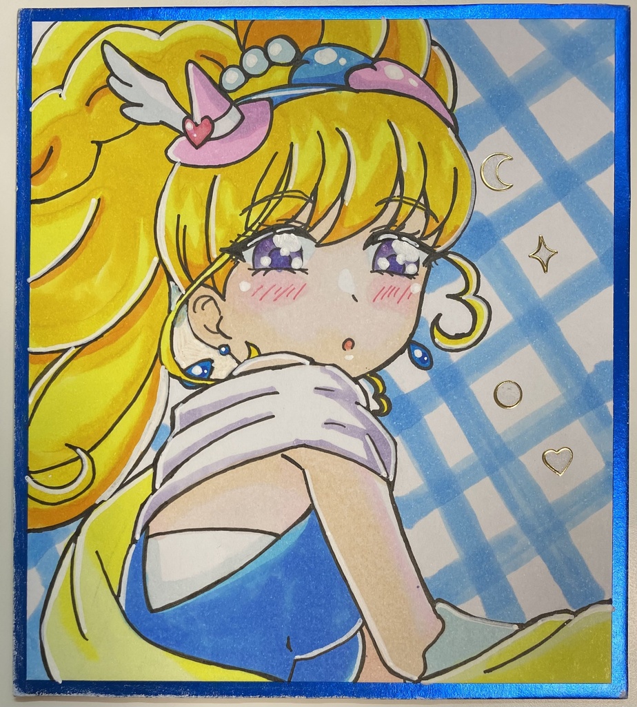 色紙(庵サイズ、約13cn×12cm)