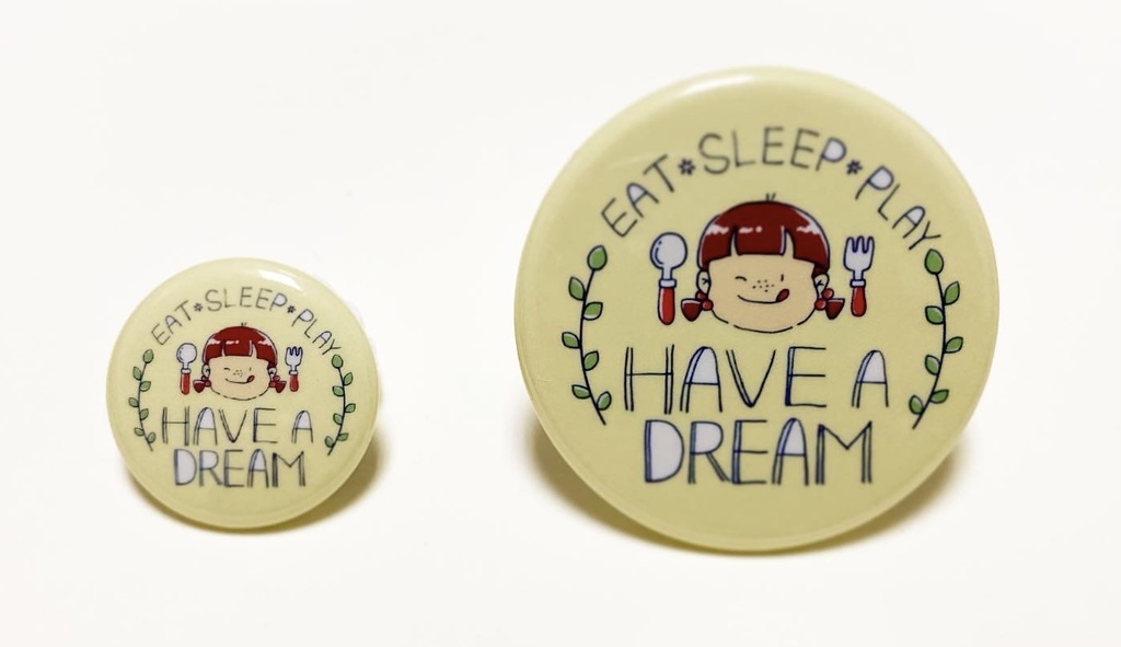 夢見勝ち缶バッジ